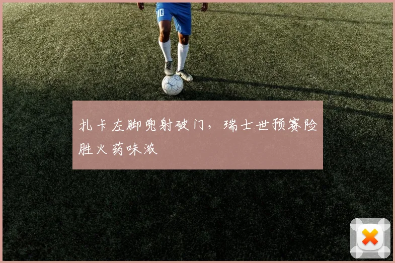扎卡左脚兜射破门,瑞士世预赛险胜火药味浓